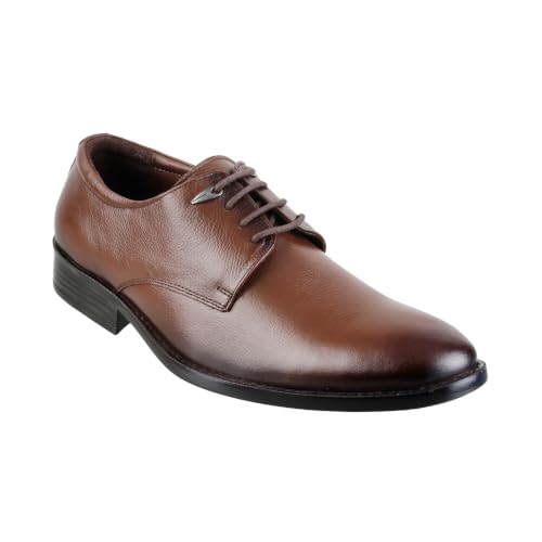 Image of Metro Men Leather Flat Shoes (19-5537)