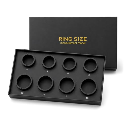 Image of Smart Ring Sizing Kit - Size Before You Buy the Smart Ring - Includes US Sizes 6 to 13 - Helps Find the Right Fit for Your Smart Ring