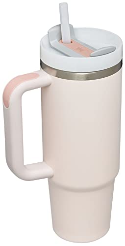 Stanley Quencher H2.0 Flowstate Stainless Steel Vacuum Insulated Tumbler With Lid And Straw For Water, Iced Tea Or Coffee, Smoothie And More, Rose Quartz, 30 Oz #TOP2