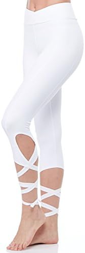 Flexi Dancer Legging-White-S/M Womens Active Workout Yoga Leggings White
