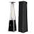 OuterMust 90.5" Patio Heater Cover for Pyramid Outdoor Propane Heater with Cover, Waterproof Black