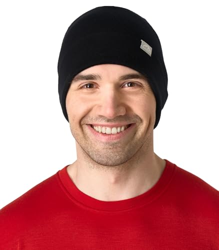 Merino.tech 100% Merino Hat - Unisex Merino Wool Beanie - Warm, Soft & Breathable for Men and Women
