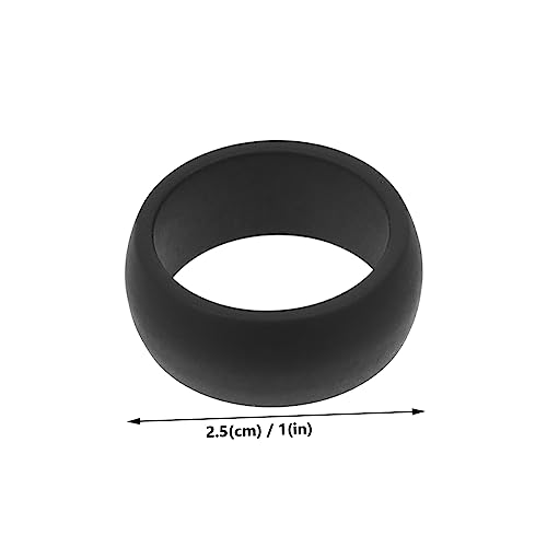 Anillos deportivos de silicona para hombre 4 piezas miniatura 5