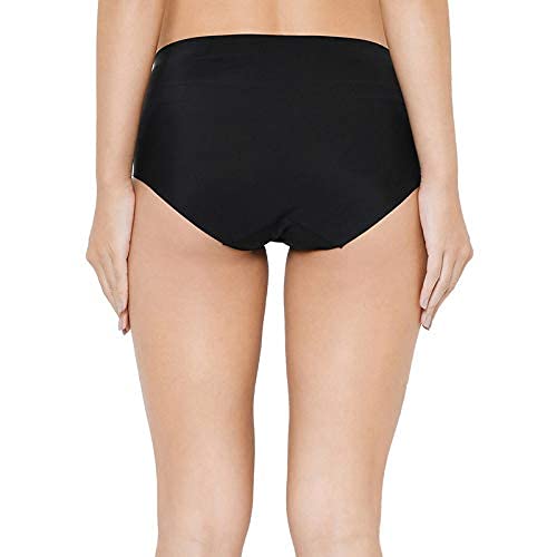 Image of LOURYN KOULYN Women Cotton Silk Seamless Everyday Panty Combo Set Girls and Women Innerwear Briefs Hipster Medium Waist Panties Random Multicolor (Pack of 3)
