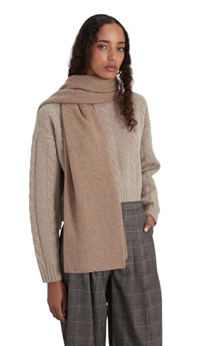 Style & Republic Kaschmir Schal Damen aus 100% Cashmere - dein kuscheliger Premium Schal für stilvolle Herbst- & Winter-Momente - Nougat
