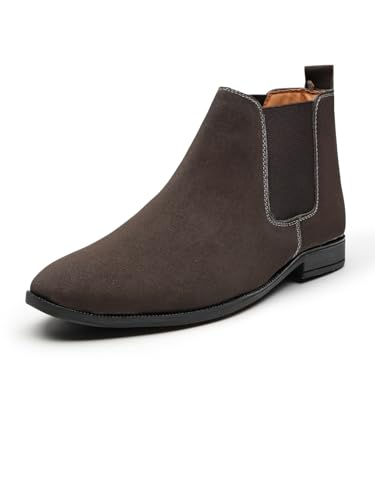 Image of Men's Slip On Fashion Chelsea Boots | High Tops, Soft Cushioned Insole, Comfortable Fit, Trendy, Stylish Boots