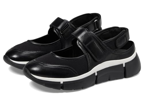 Seychelles Women's Track Star Leather Mesh Sneaker, Black, 6