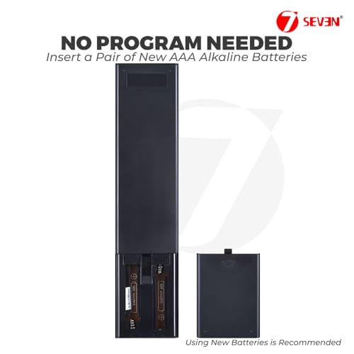 7SEVEN® Compatible for Sony Tv Remote Original Bravia LCD LED UHD OLED QLED 4K Ultra HD with YouTube and Netflix Hotkeys. Universal Replacement for Original Sony Smart Android TV Remote Control