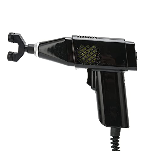 HURRISE Electric Spine Chiropractor Gun, Chiropractic Adjustment Tool, 3 Strength Gears 4 Massage Heads Vertebral Chiropractor Activator for Body Relieve