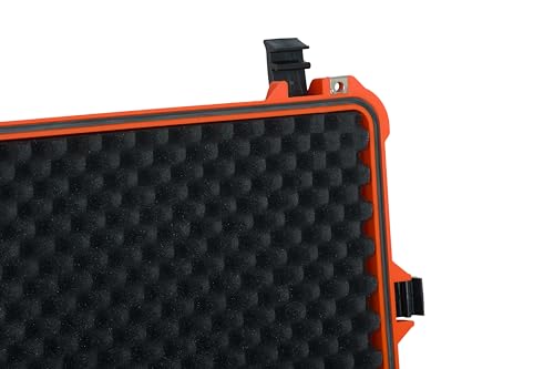 Image of MEIJIA All Weather IP67 Waterproof Hard Camera Case,Hard Protective Case,Hard Case with Customizable Foam,Fit Use of Drones,Camera,Equipments,Pistols(Orange,20.62 x16.85x8.11inches)
