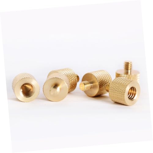 Adaptador de tornillo 1/4 a 3/8 para cámara LABRIMP de cobre dorado para rótulas de trípodes 4