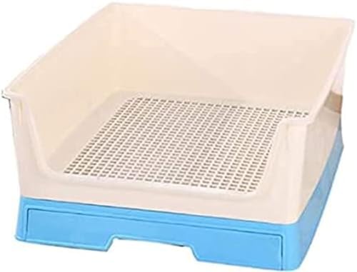 CokBlu 犬用トイレ 囲い付き小型犬中型犬用 ワイドシートイレ 飛び散り防止ふち漏れ防止滑り止め付き お掃除簡単トイレ覚えやすいレギュラー犬猫用ペットトイレ