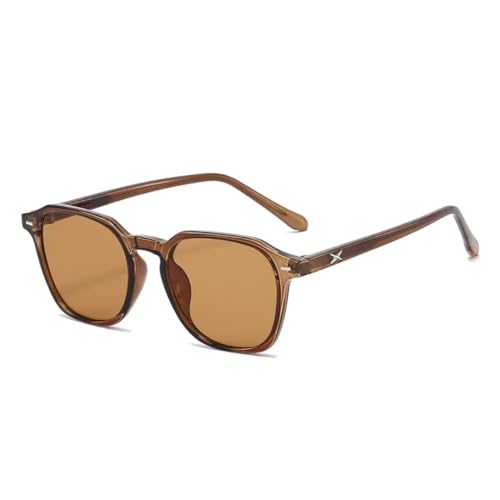 Lunettes de soleil unisexes style carré mode pour conduite et pêche