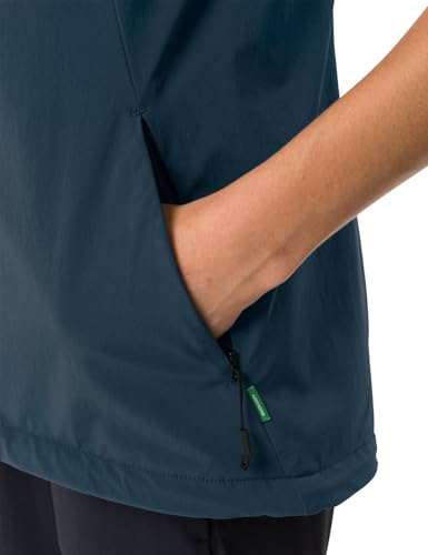 VAUDE Women's Yaras Vest, Damen Weste für den Radsport, dark sea uni, 46
