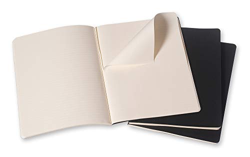 Moleskine Cahier Extra Large liniert schwarz. 3er Pack