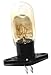 Microwave Oven Bulb With Fixed Lamp, T170 Base, Right Angle 4.8mm Terminals, 25w 230-240v, OEM, Suitable For Panasonic, Teka, LG, Delonghi, Caple, Smeg, Baumatic.. by TDSpares