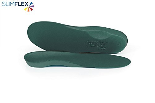 Achilles Tendonitis Support Insole | Slimflex Simple Full Length | Firm High Density | Maximum Heel Elevation Orthotic Insoles shorten Achillies Tendon, reliving Pain and Curing The Condition