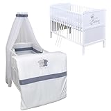 UMBAUFUNKTION - das Bett lässt sich ganz schnell und einfach zum Juniorbett umbauen ohne viel Zeitaufwand. Somit erfüllt das Bett einen längeren Zweck und Sie brauchen sich nicht direkt nach einem neuen Bett für Ihren Liebling umzuschauen.