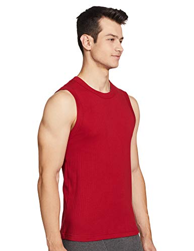 Jockey 9930 Men's Super Combed Cotton Rib Solid Slim Fit Round Neck Muscle Vest