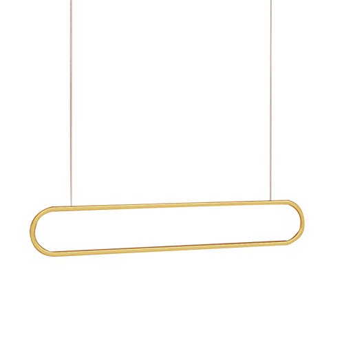 UMJIGF Hanging Metal Clothing Display Rack, Commercial Retail Store Clothing Rack Golden Ceiling Hanger, Boutique,140cm Hanger
