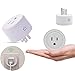 Smart Plug Mini HomeKit, Smart WiFi Outlet Support Apple HomeKit, Alexa and Google Assistant Voice Control Socket with Timer Schedule and Group Control Apple MFi Certified No Hub Required 2 Pack