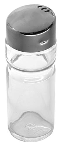 FACKELMANN Salero cocina - Salero y azucarero - Salero cocina con tapa - salero y azucarero cocina - salero y pimentero - salero con tapa - 40 ml - 3x3x9 cm - 1 ud