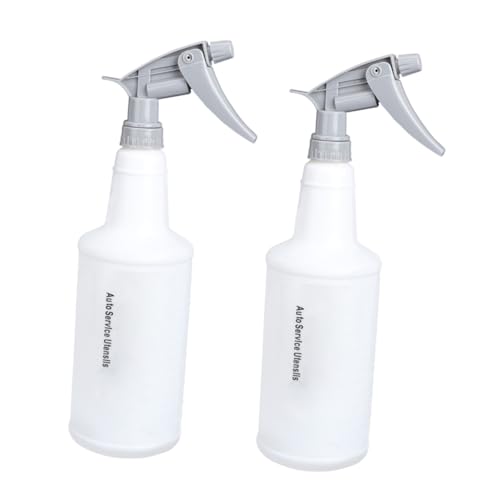 PACKOVE 2Pcs Plastic Cylindrical Cleaning Sprayers with Rotatable Nozzle for Vehicle Cleaning Durable Acid Resistant for Car Wash and Detailing Needs