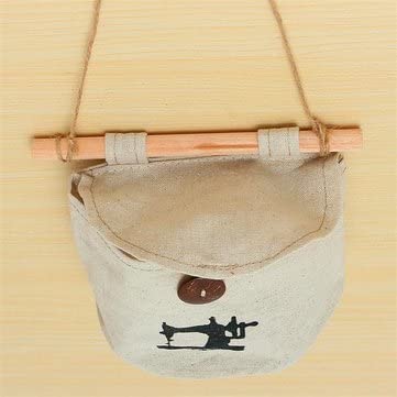 3NH® Linen Hanging Pockets Wall Door Storage Organizer Wardrobe Tidy Home Decor : Sewing