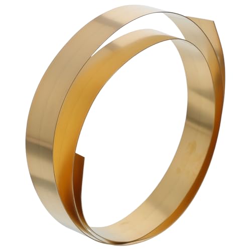 Garneck Rouleau de Feuille de Laiton Métallique et Feuille de Cuivre Jaune Haute Conductivité Thermique et Adaptabilité aux Intempéries pour Accessoires Automobiles et Construction
