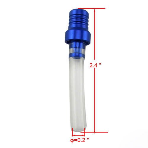 Blue Gas Cap Tank Fuel Breather Vent Value Hose For DireT Bike Parts XR/CRF(Pack of 2)