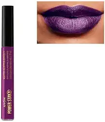Avon Batom Líquido Power Stay Glitter Púrpura Deslumbrante - 7ml