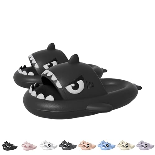 Generic Pirate Shark Slides, Big Eye Shark Slides, Summer Anti-Slip Cloud Shark Slippers Sandals, Unisex Lndoor And Outdoor
