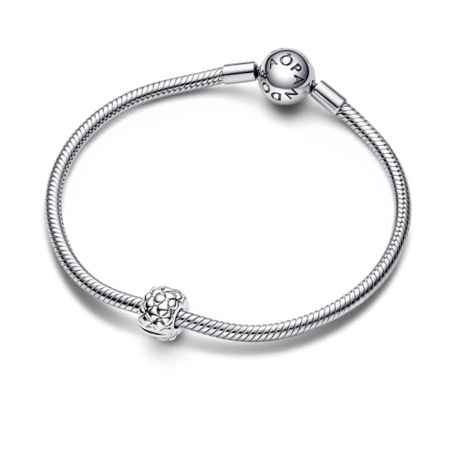 PANDORA Studded Clip Charm - Gift for Her - Compatible with PANDORA Moments - Sterling Silver Bracelet Charm - With Gift Box3