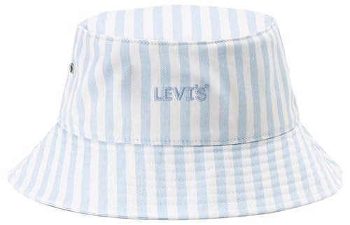 Bob Levi's Headline Logo Bucket bleu pour se protéger du soleil avec style