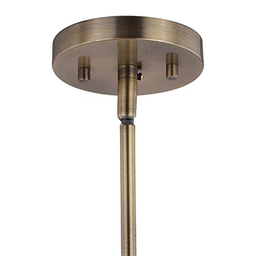 Vaxcel Euclid 5L Brass Mid-Century Modern Pendant Light Mercury Glass #TOP3