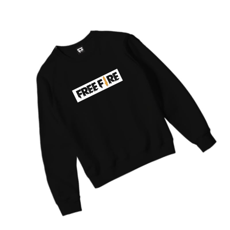 Image of Printed Full Sleeve Round Neck Sweatshirt for Boys & Girls