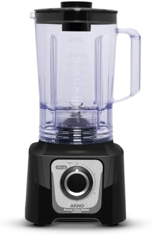 Liquidificador Arno Power Max 2200W LN78, Preto, com 4 Lâminas Po...