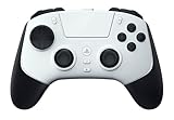 Razer レイザー Raiju V3 Pro White Edition PlayStation 5 & PC用ワイヤレス コントローラー HyperSpeed Wireless 36時間駆動 4つの取り外し可能なボタン& 2つのクローグリップバンパー 6つの割り当て可能 高速マウスクリックトリガー 交換可能なTMR アナログ親指スティック キャリーケース PS5 PC 【日本正規代理店保証品】