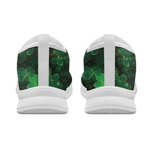 St. Patrick's Day Women's Walking Shoes Low Slip On Sneakers Casual Mesh Sneakers for Women Comfortable Flats Breathable Soft Insole Shoes4