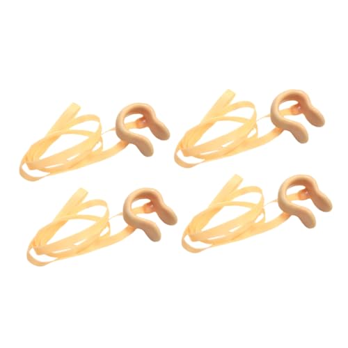 GALPADA 5sets Professional Nose Plugs Boys and Girls Swimming Nose Clip Chain Waterproof Clip 4pcs*5