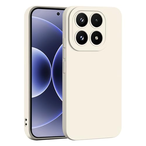 Image of for Xiaomi 17 Case Precise Camera Cutouts Soft TPU Shockproof Phone Cover - White