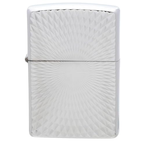 Encendedor Zippo Windproof de Latón Plateado
