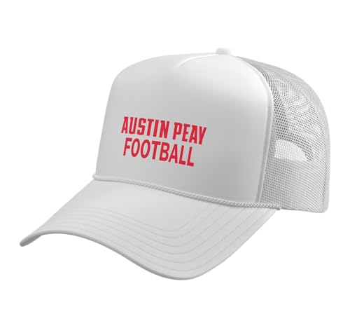Austin Peay State Governors AP07 Trucker Hat with Adjustable Mesh Back, White