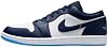 Nike Air Jordan 1 Low para hombre (Azul Marino/Blanco/Azul Universitario) 2