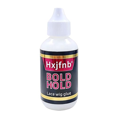 Haarkleber Perückenkleber 30 ml(1.3oz) Perücken Kleber Set Starker Halt Unsichtbare Verklebung Wasserfest und ölbeständig für Lace Wigs Toupets Haarsysteme & Haarteile