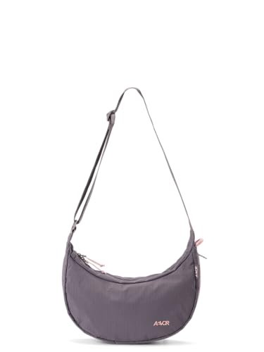AEVOR Sling Bag Grau 5-7L Volumen Recyceltes Polyamid/Nylon 600mm Wassersäule Reißverschluss 58-106cm Riemenlänge 40x10x19cm Handwäsche 250g