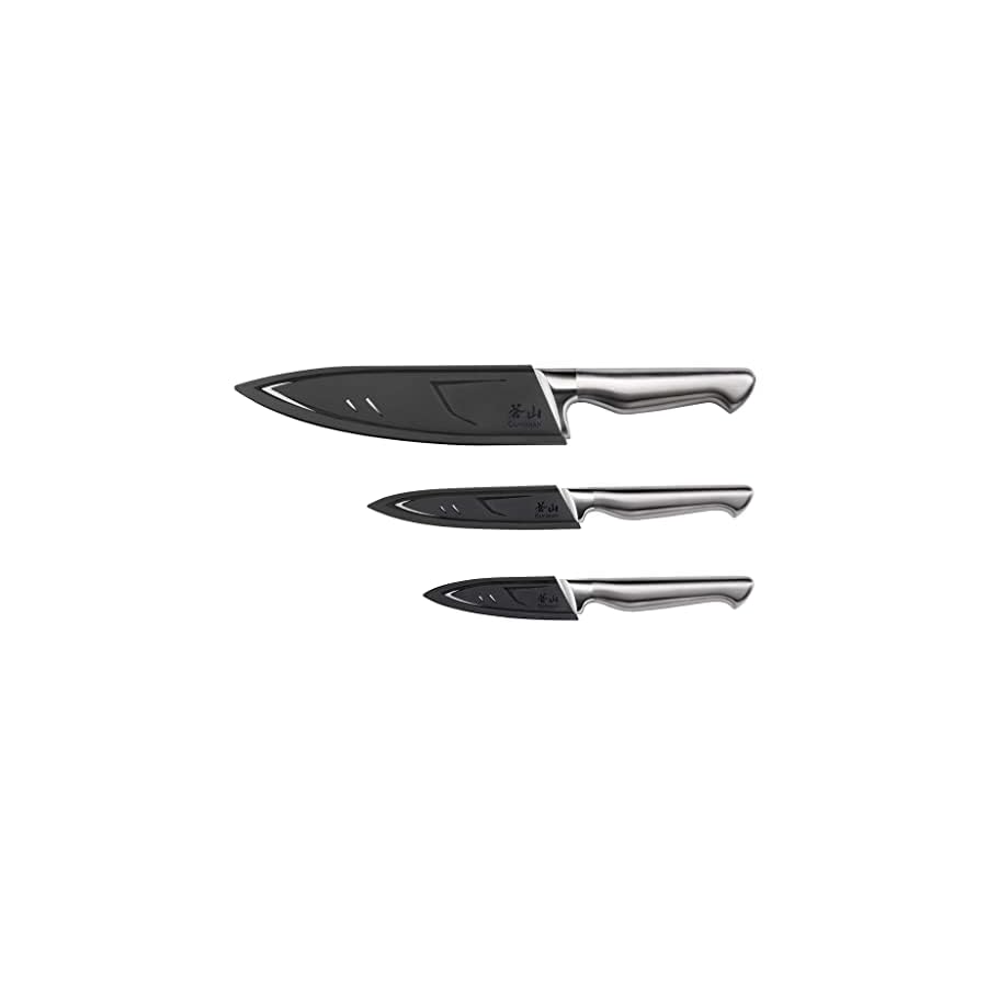 Cangshan Sanford Series 1027174 German Steel 3-Piece Knife Starter Set with Sheaths