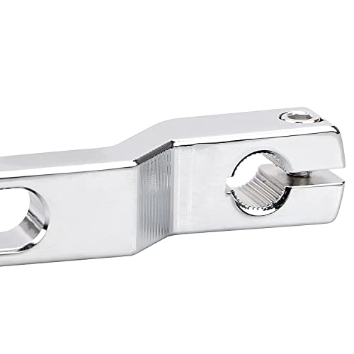 Ydlmt 9.84" Extended Chrome Heel Toe Shift Lever Shifter Peg Fit For Harley Fl Softail 1986-Later, Touring Road King Street Electra Glide 1988-Later #TOP4