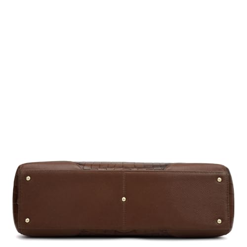 Image of Da Milano Leather Tote Bag Fits Upto 15 inch Laptop