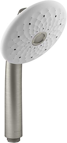 Regadera manual Kohler Exhale B120 multifunción, caudal 1.75 gpm, acabado níquel cepillado vibrante miniatura 1